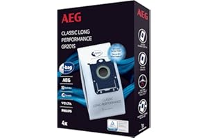 AEG gr201s Cylinder Dust Bag Vacuum Cleaner Accessory, Blue, White