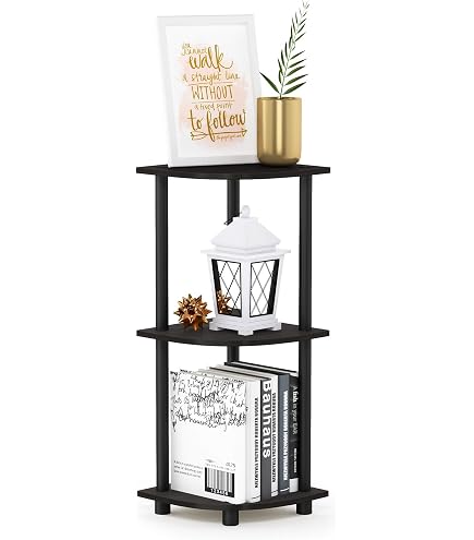 Amazon | IKEA(イケア) RoNNSKAR コーナー シェルフ ユニット ブラック