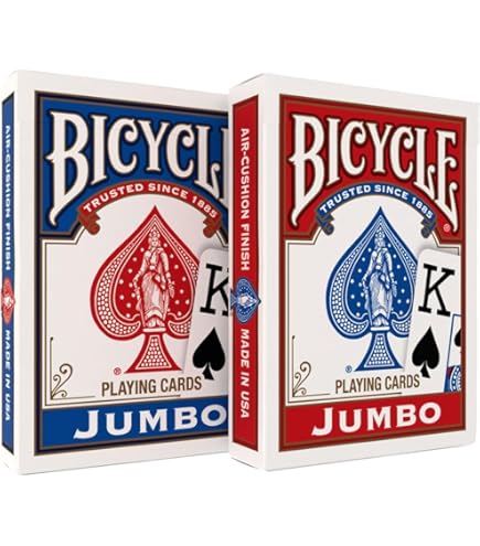 Tally-Ho Fan Back Playing Cards - 12 Decks (6 Red, 6 Blue), Linoid Finish, Made In USA - View #8