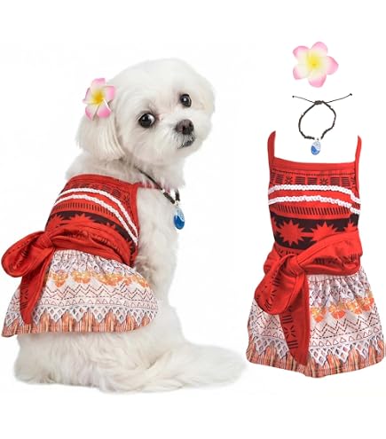 Amazon | ディズニー モアナ:プア ペットコスチューム 犬または猫用