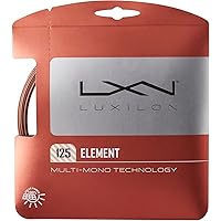 LUXILON(ルキシロン) テニス ストリング ガット ELEMENT [125/128/130/BLACK] [単張り/200mリール]