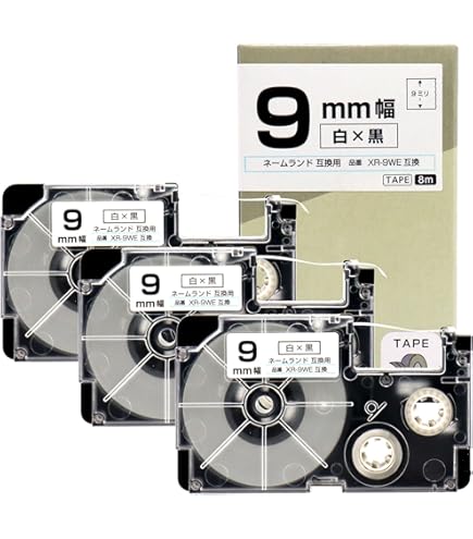 Amazon | （まとめ買い） カシオ ネームランドエコテープ(5個入) XR