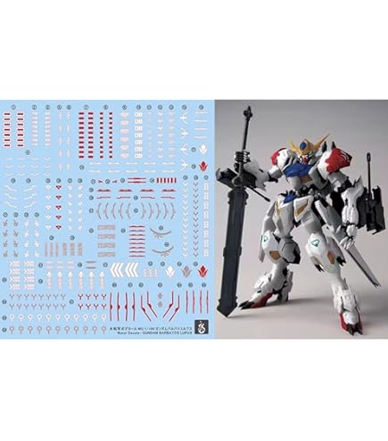 Amazon | MGSD ガンダムバルバトス 蛍光 デカール 水転写式 専用 AKO