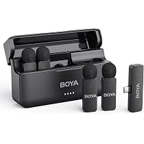 Amazon.co.jp: BOYA BY-V4U ピンマイク ワイヤレスマイク 4人用
