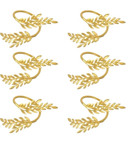 Amazon｜ナプキンリング 12ピースクリスマスツリーナプキンクラスプ