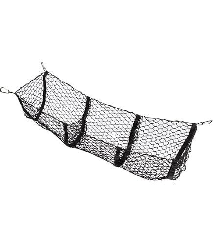Bungee Net Elastic Cargo Net For SUV & Truck - 32x24 Expands To 63x43 Trunk Organizer SUV Trunk Organizer Elastic