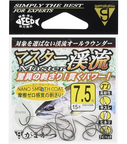 Amazon | がまかつ(Gamakatsu) バラ針 T1 マスター渓流(ナノスムース