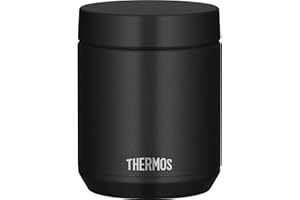 【食洗機対応モデル】 サーモス 真空断熱スープジャー 400ml ブラック 全パーツ食洗機OK 保温保冷 お手入れ簡単 口当たりがやさしい丸口設計 スタンダードモデル JED-400 BK