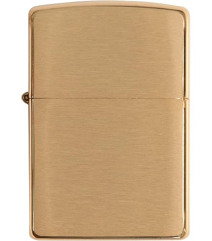 Amazon.co.jp: ZIPPO(ジッポー) アーマー ブラッシュドブラス ゴールド