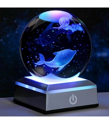 Amazon.co.jp: 3D水晶 水晶玉 クリスタル タイプ3 オフィス置物 ベッド