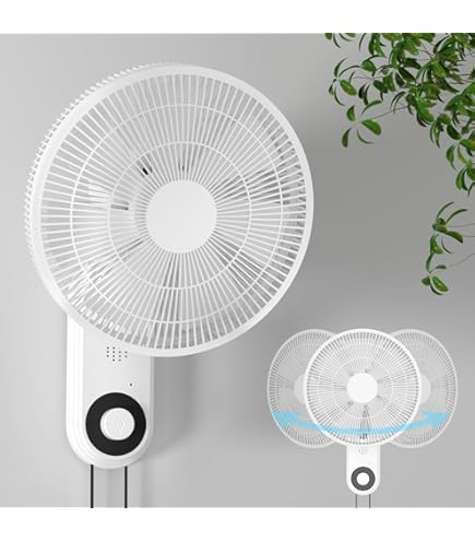 壁掛け サーキュレーター 扇風機 Amazon | [禄越] 壁掛け 扇風機 サーキュレーター 首振り 3段階風量
