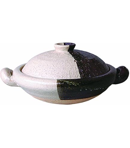 Amazon｜長谷製陶 伊賀 土鍋 大 3-5人用 約31cm 約3600ml 直火 用 刷毛