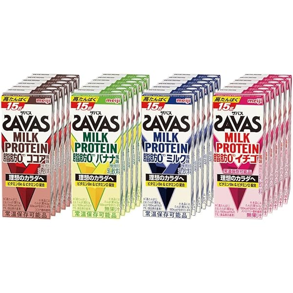 Amazon.co.jp: 【セット品】明治 ザバスミルクプロテイン 脂肪0