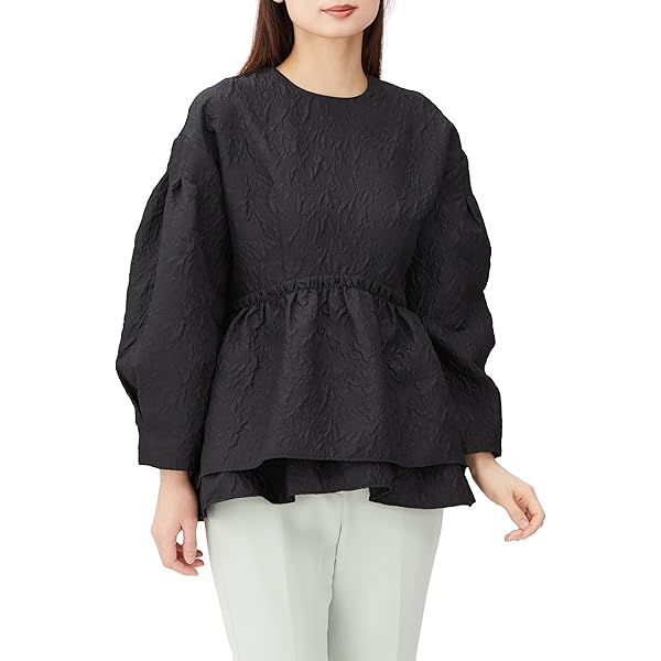 Amazon | [コエル] レイヤードラッフルブラウス | シャツ・ブラウス 通販