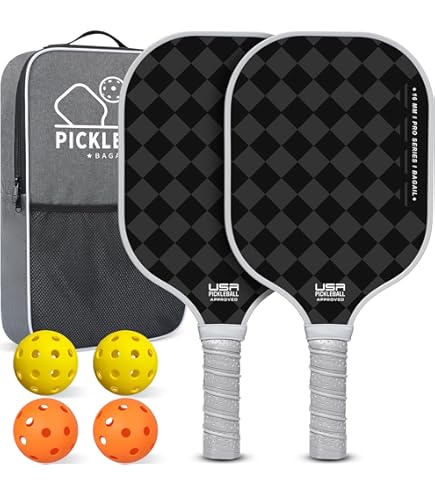 Amazon | ELITE ピックルボールパドル 4個セット USAPA承認パドル