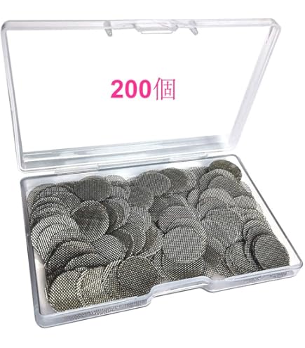 新品PIPESCREENS 500枚入50箱 計25000枚 網 タバコ パイプ Amazon.co.jp: パイプスクリーン 50枚セット 10/15/20mm