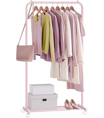 Amazon｜IKEA Nikkeby 衣類ラック レッド 17 3/4x66 7/8 504.515.04