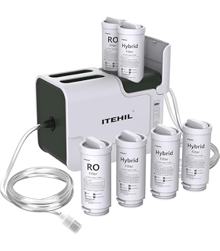 Amazon.co.jp: ITEHIL ポータブルウォーターフィルター ハイブリッドと