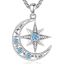 カレンシルバー、星と月のネックレス 9f83e1b59c5291f90f9bad10bd8e95