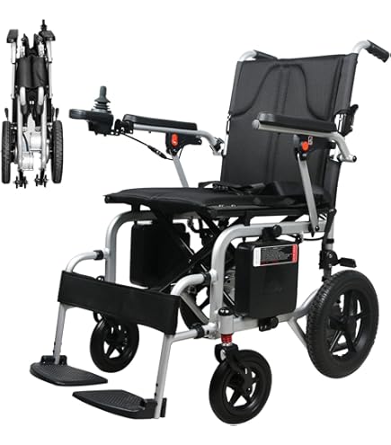 Amazon | LangTu 電動車椅子 電動車いす 軽量 折りたたみ式電動車椅子