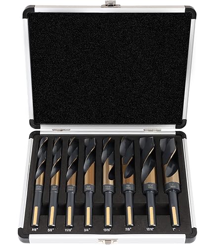 COMOWARE 115Pcs Cobalt Drill Bit Set – M35 High Speed Steel Twist Jobber Length For Metal & Wood