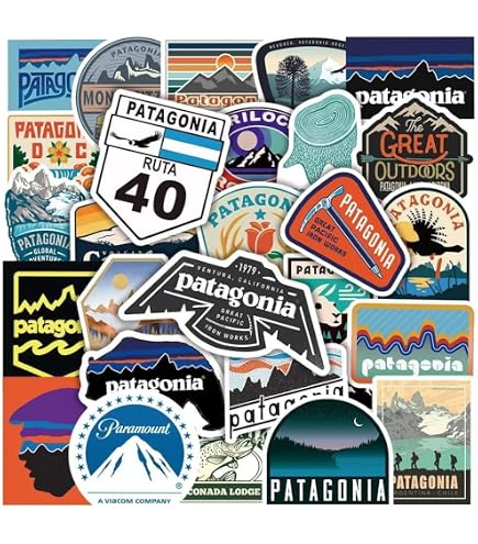 Amazon.co.jp: 50個 for patagonia パタゴニア ステッカー 防水 PVC