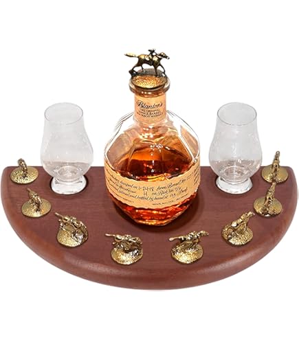 Amazon｜Blantons バーボンストッパーディスプレイ コルク穴 8個 無垢