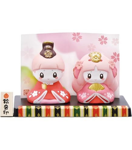 Amazon | 品 立ち雛 ひな人形 ウッドハウス 岩渕正咲子 郷土玩具 木目