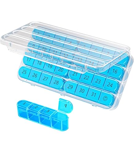 Amazon.co.jp: [IPPON] ピルケース 1ヶ月 薬ケース 大容量 印字なし