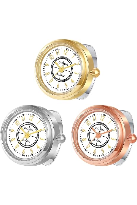 Amazon.co.jp: リング時計 2点セット 指輪ウォッチ レディース 