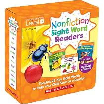 Amazon | Nonfiction Sight Word Readers Level A, Ages 3-7: Teaches