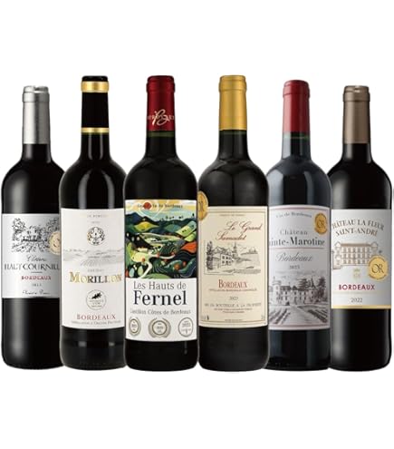 Amazon.co.jp: 【全てAOCボルドー格付け】厳選赤ワイン飲み比べ4本