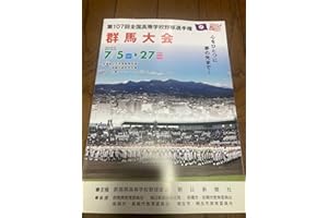 第107回全国高等学校野球選手権大会 群馬県 高校野球 群馬大会 健大高崎 前橋育英高校野球 群馬大会 健大高崎 前橋育英 パンフレット 1