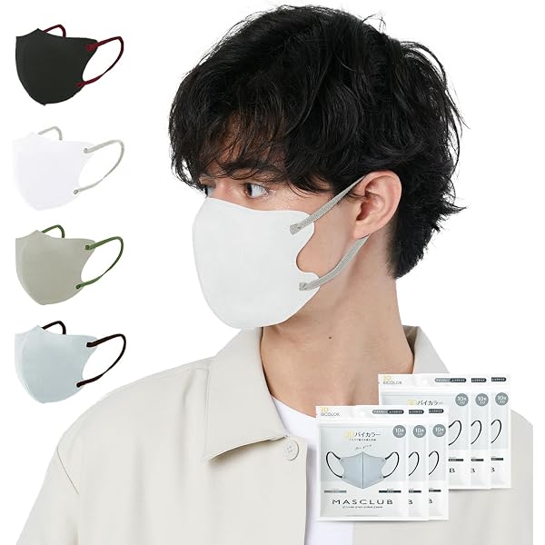 Amazon.co.jp: [一木良品] マスク 60枚入り（10枚×6パック）メンズ用