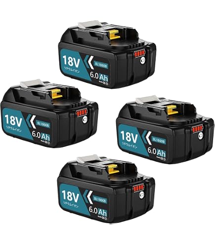 Amazon.co.jp: DOSCTT 互換マキタ 18v バッテリーBL1860B【四個セット 