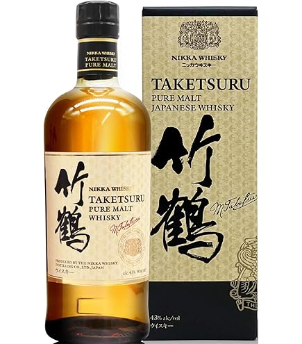 Amazon.co.jp: ニッカ 竹鶴 ピュアモルト43度 箱付き [ 日本700ml