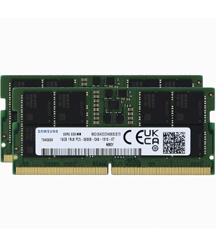 SK-Hynix 16GB 5600MHz DDR5 PC5-44800 Non-ECC CL46 262-Pin SoDimm