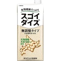 スゴイダイズ 大塚食品 無調整タイプ 1000ml×6本 常温保存可能 まるごと大豆飲料
