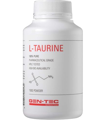 gen tec l carnitine review Gen-Tec Nutrition L-Taurine, 150 Grams Health, Household & Personal Care Current Perspectives on Severe Servings:150 Servings FDA certified supplement