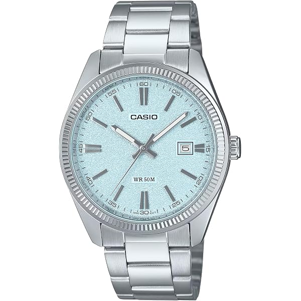 Amazon | Casio MTP-1302D-2A2V シルバー ティファニーダイヤル