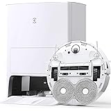 【全自動掃除機】ECOVACS(エコバックス)DEEBOT T20 OMNI ロボット掃除機 モップ温水洗浄 自動ゴミ収集 6000Pa強力吸引 回転型水拭き機能 モップリフトアップ お掃除ロボット 高精度マッピング 3D物体識別回避 3Dマップ 音