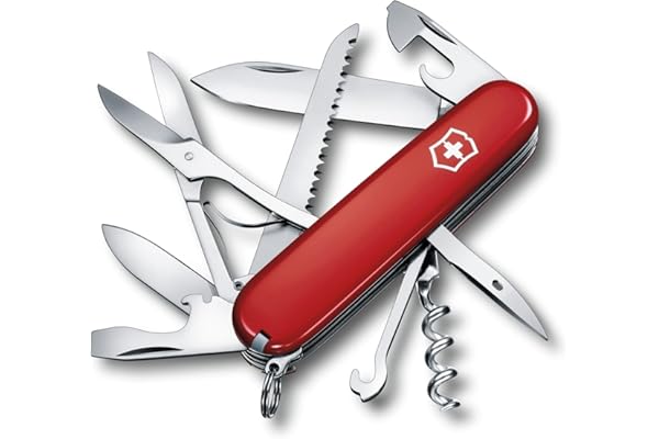 VICTORINOX(ビクトリノックス) ハントマン 全10色 スイス・アーミーナイフ 多機能 ナイフ 防災グッズ ギフト プレゼント 登山 ハイキング キャンプ はさみ のこぎり付き スイス製マルチツール 小型 コンパクト 十徳ナイフ 【国内正規品】