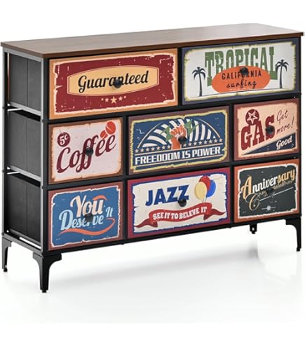 北欧スタイル】ブランドienowa 2列3段スチールチェスト57cm幅 Amazon