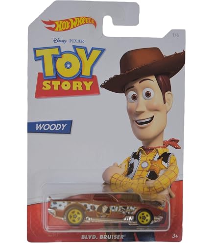 Hot Wheels Character Cars Toy Story 4 Woody : Amazon.sg: Toys