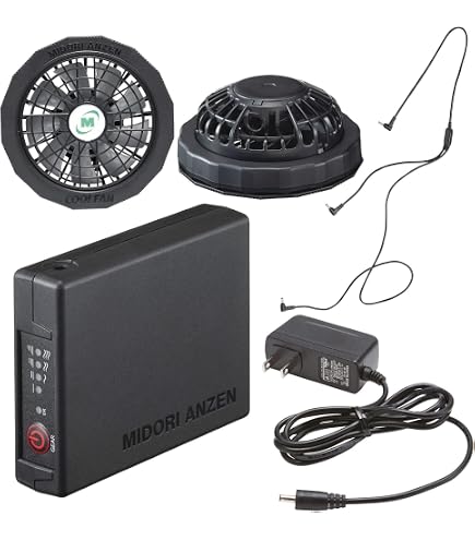 Amazon.co.jp: ［ミドリ安全］ クールファン用 ハイパワーファン 