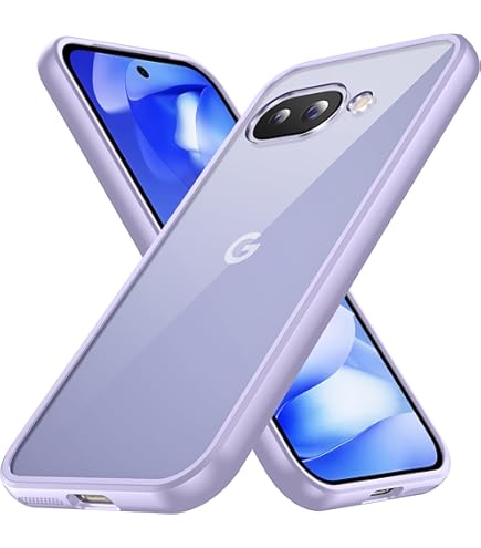 Amazon.co.jp: Google Pixel 9a ケース パープル 黄変防止 グーグル