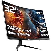 Amazon.co.jp: KTC 32インチ 湾曲ゲーミングモニター 240Hz