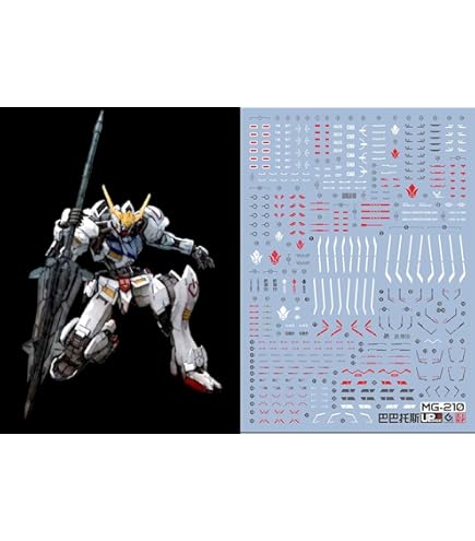Amazon | MGSD ガンダムバルバトス 蛍光 デカール 水転写式 専用 AKO
