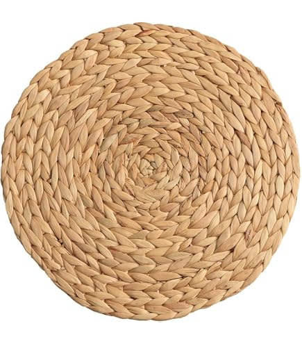Amazon.co.jp: シーグラス座布団 Sサイズ 直径約35cm い草座布団 七島