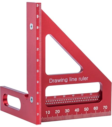 Amazon.co.jp: EsiFare 3Dマルチアングル測定定規 直角定規 45度